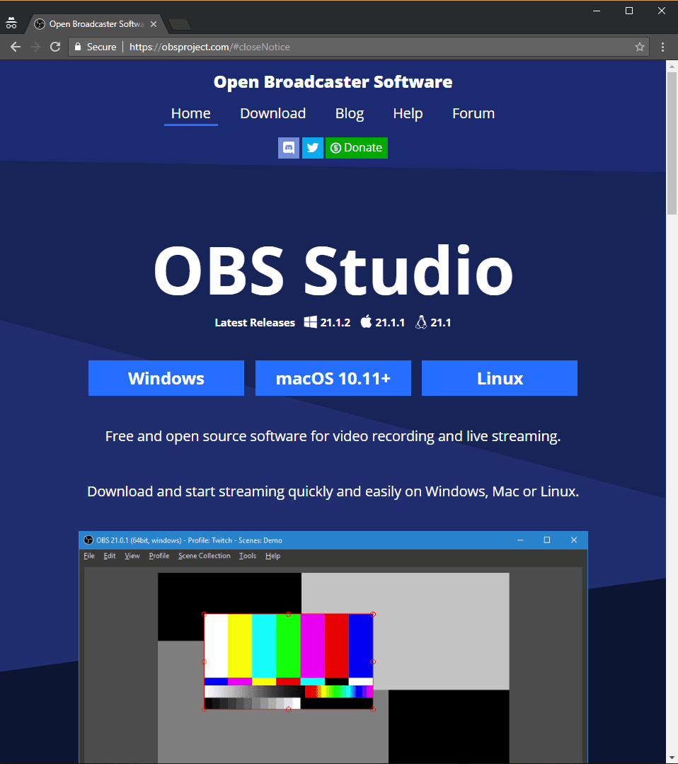 facebook live using obs studio