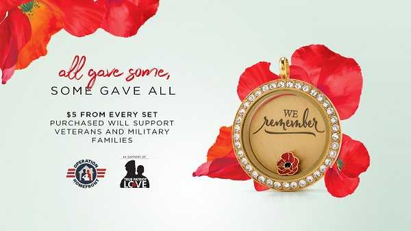 November Force For Good We Remember Plate Charm Gift